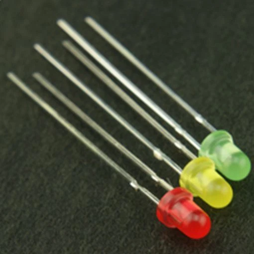 Kingbright 3mm Low Current Diffused LED Red (10 Pack)