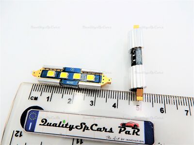 2 Lampadine LED AUTO CUPOLA C5W - 36mm Bianco Puro 6500K, Canbus, Per Luci Targa E Interni, 12V - Foto 7