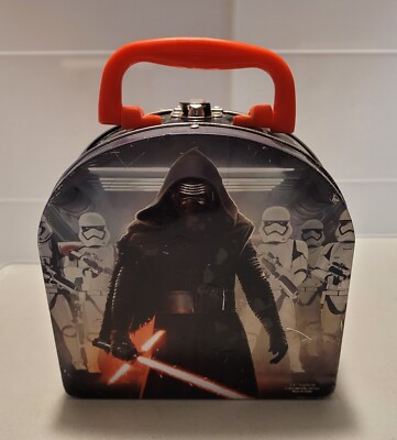 7.75 '' Star Wars Kylo Rin Miniature Lunchbox Pencil Case Tin Imperial Toy LLC