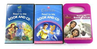 Tinkerbell The Secret of the Wings-Cinderella-Tangled Ever After CDs Read to Me