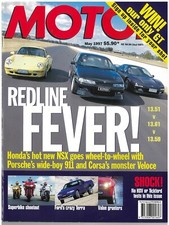 MOTOR Magazine May 1997 Honda NSX CSX Veloce Porsche 911 Carrera