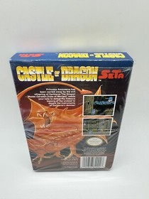 Castle of Dragon CIB Nintendo NES Complete Rare! Near Mint In Cello!