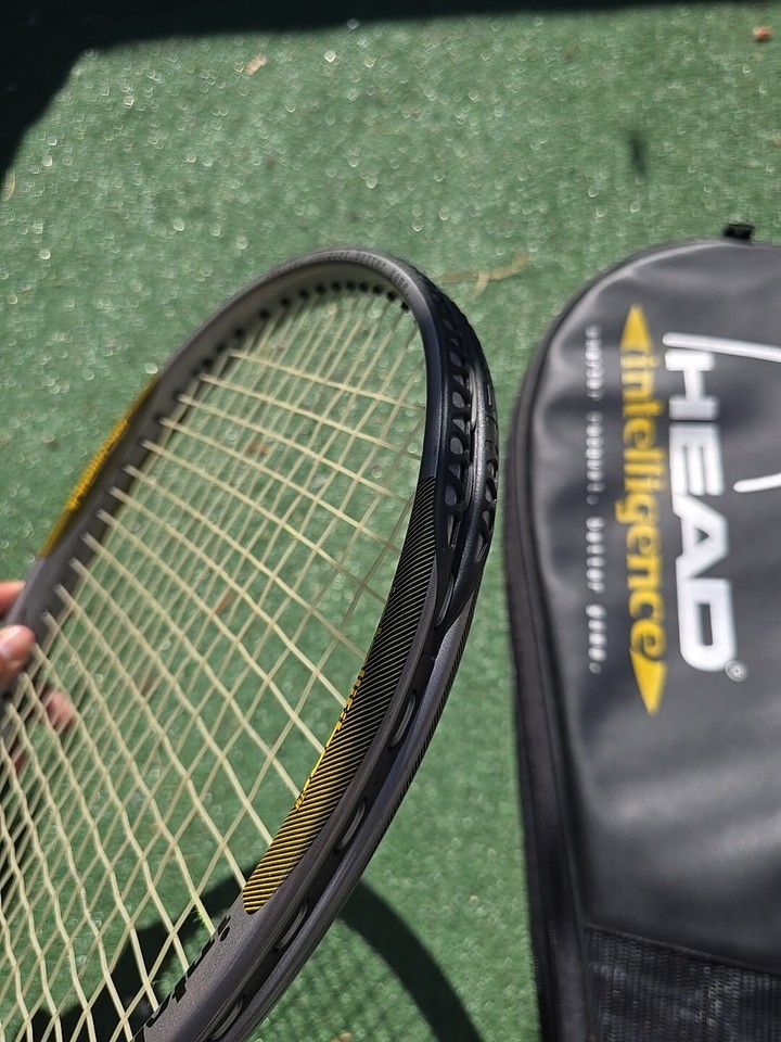 The Intelligent Racket Head i.X6 Mid Plus Intelligence Tennis Racket 104SI 4 5/8 Grip w/ Case ...