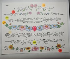 Vintage Misc. Arm Bands Tattoo Flash Sheet