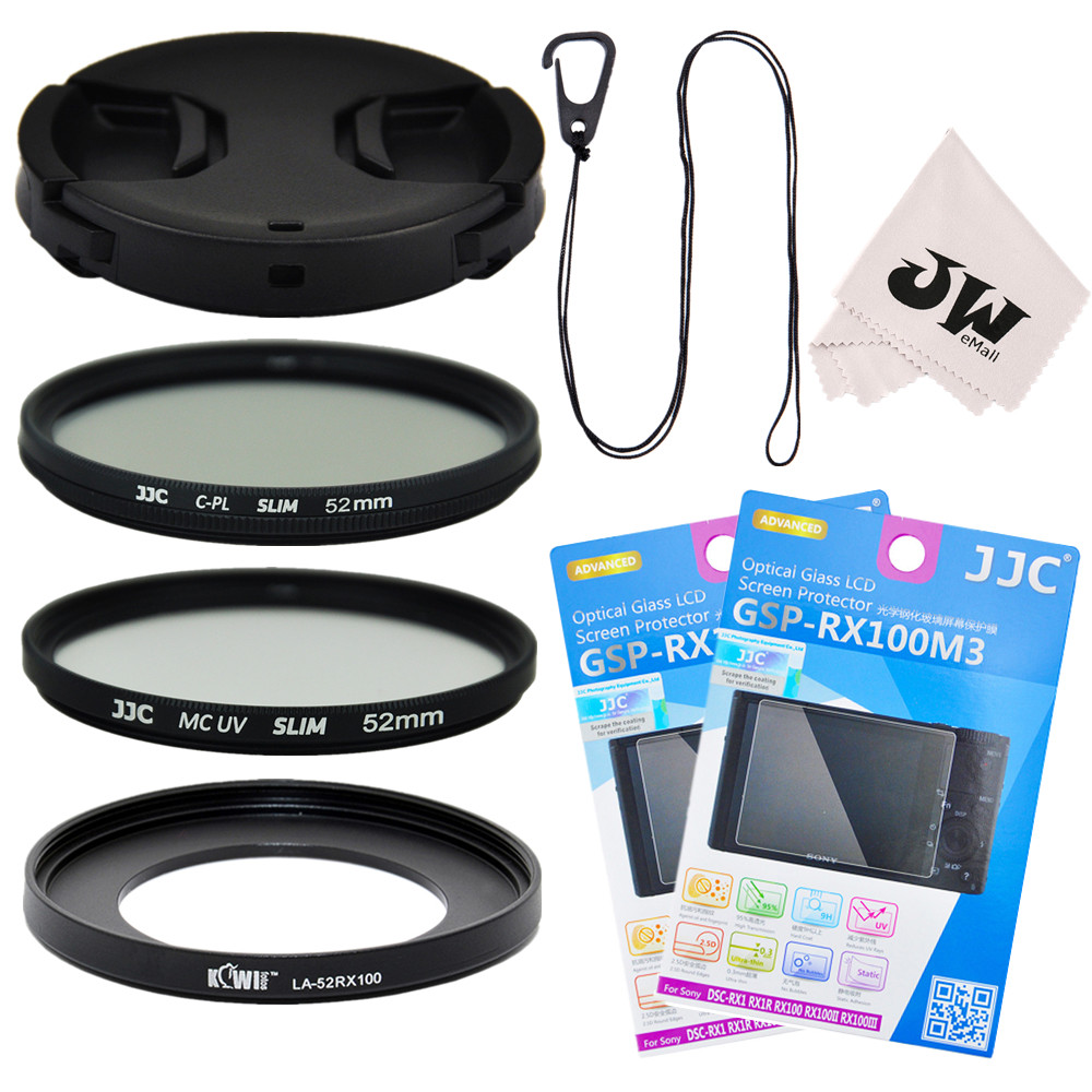 JJC 52mm Filter Adapter Lens Cap Kit For Sony Rx100 VII VI Canon - Foto 14