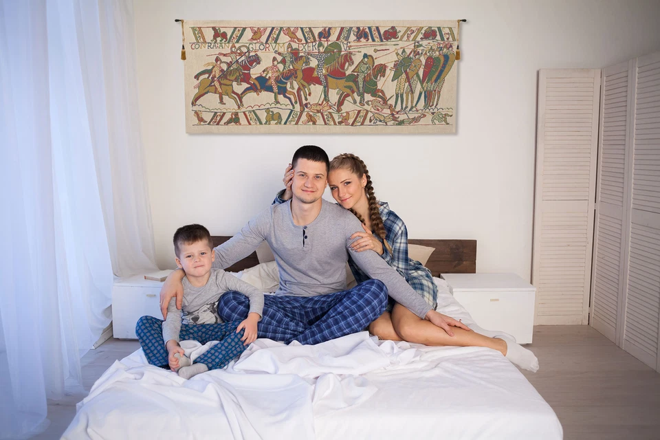 Bayeux Los Guerreros de Batalla con Caballos Tapiz Arte de Pared Colgante Decoración del Hogar Nuevo Foto 3 de 4