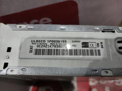 1P0035153 Sistema Audio/Radio Cd para SEAT LEON (1P1) Style Ecomotive 20 329398 - Imagen 3 de 9