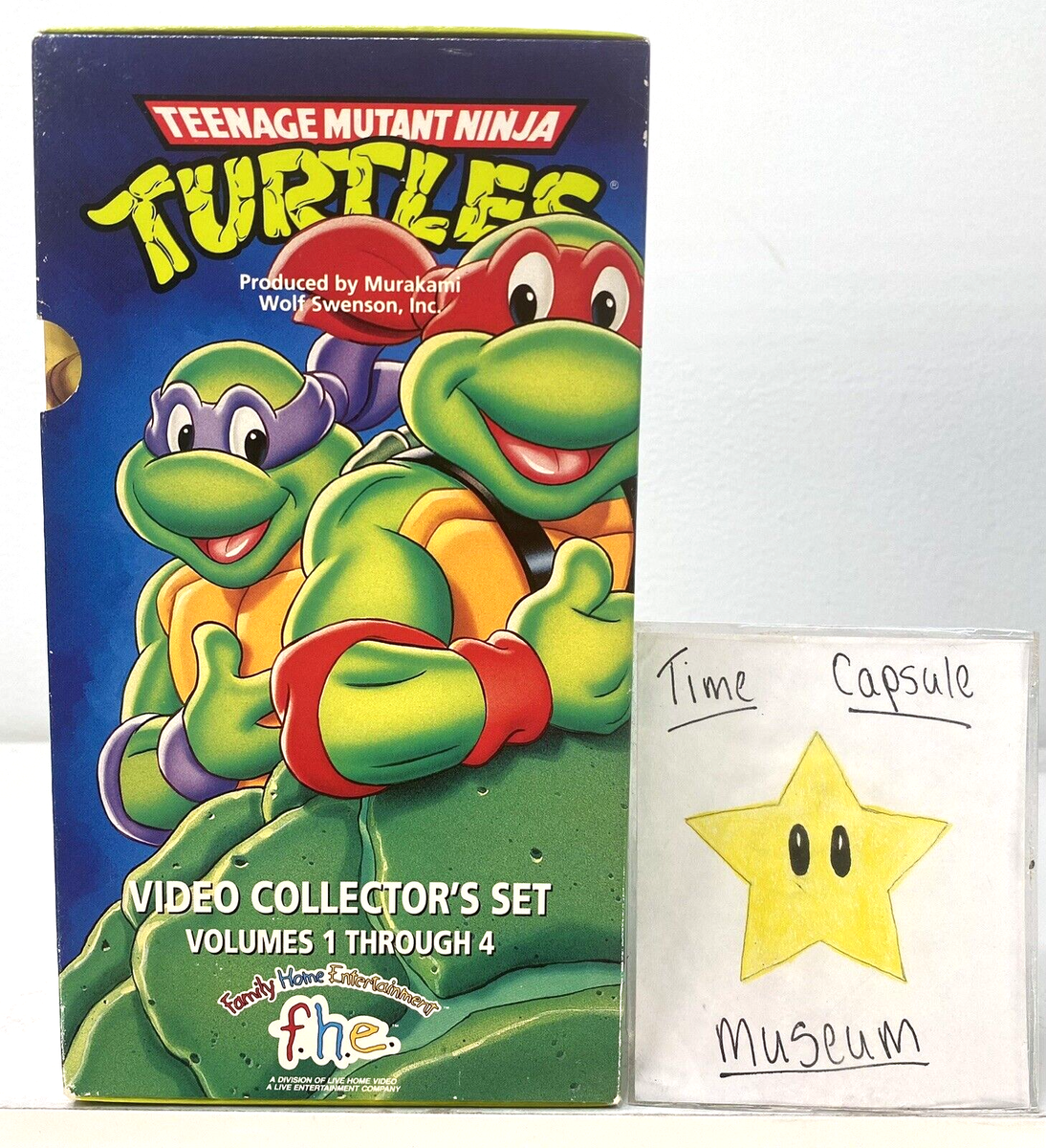 ◎未開封◎TMNT Cartoon animation VHSパッケージ ver Teenage Mutant Ninja Turtles TMNT VHS Tape Box set Brand New