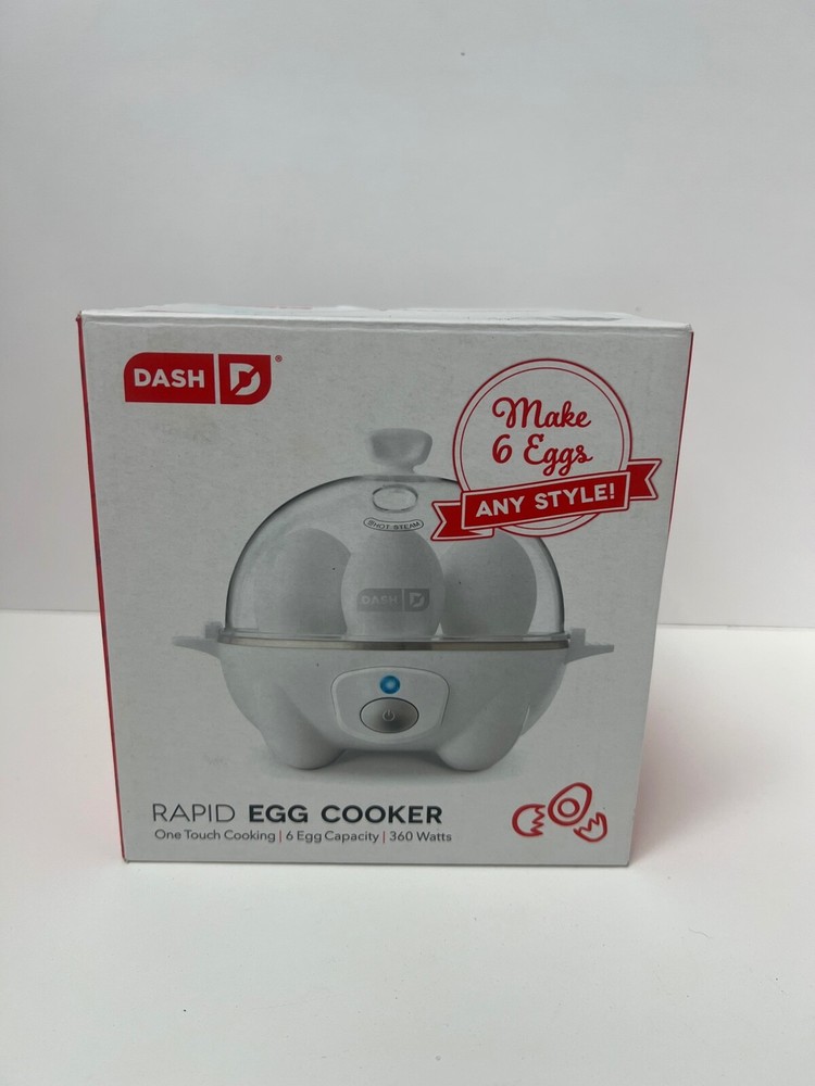 Dash Rapid Egg Cooker – 6-Capacity Electric Hard Boiled Egg Maker