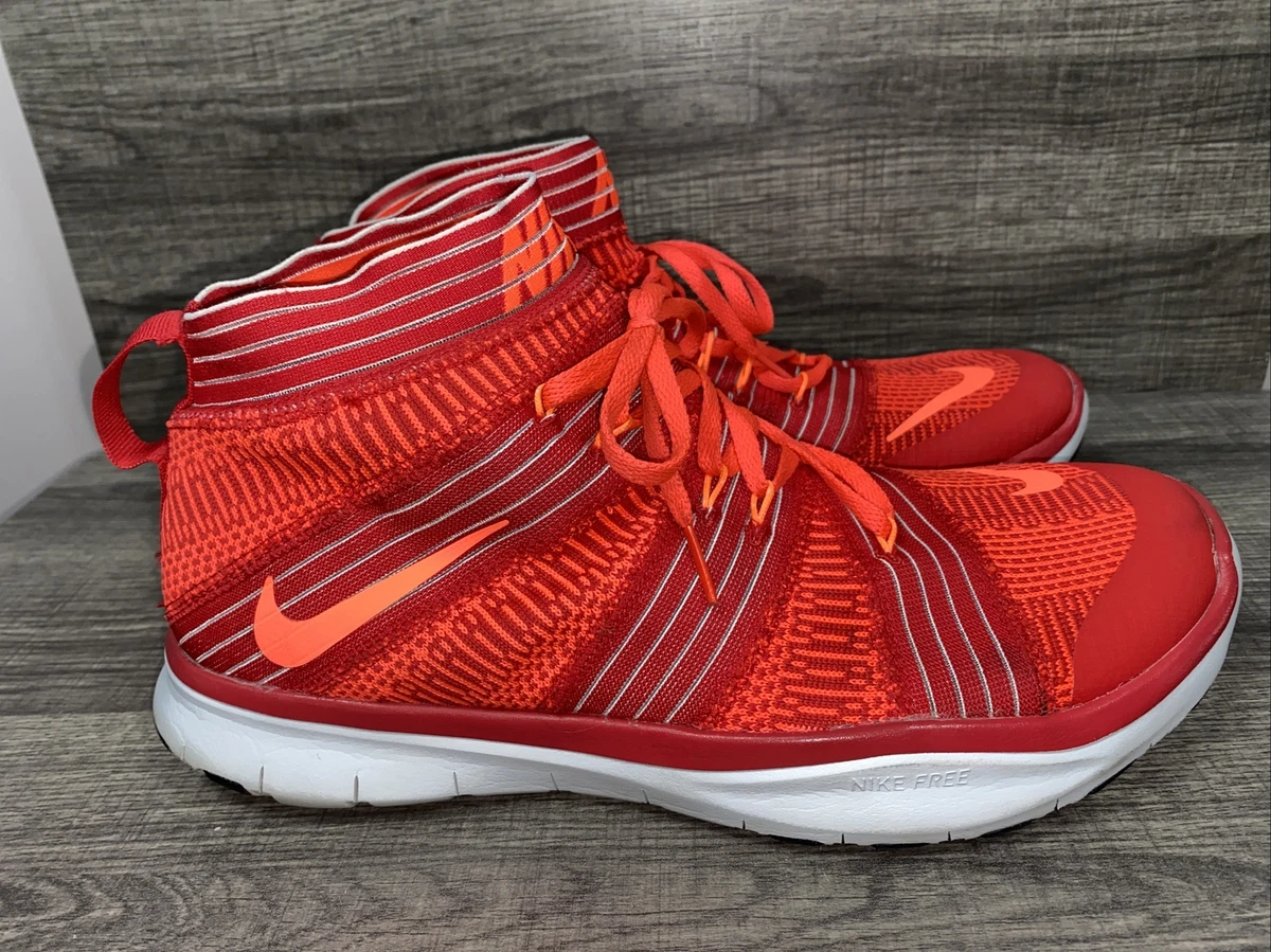 Nike Free Train Virtue Hyper Grape Orange Mens Training Shoes 833275-500 Size 14 Nike Free Train Virtue Training Shoes - Gray main image 3