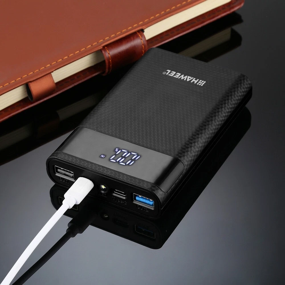 Power Bank Battery Shell Case for 18650 4 slots DIY Detachable USB Charging Box