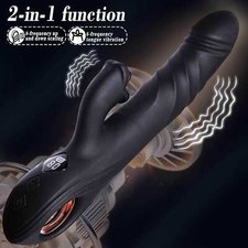 Frauen Teleskop Massagestab Vibrator Dildo G-Punkt Klitoris Lecken Sexspielzeug