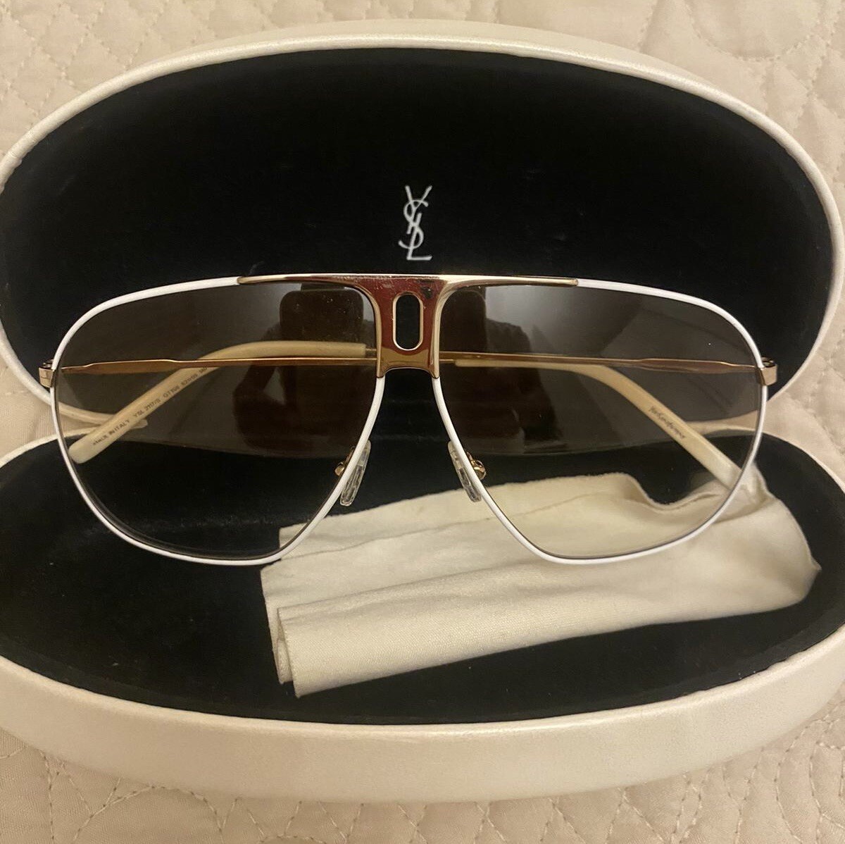 Occhiali Da Sole Yves Saint Laurent Vintage Unisex Pari al Nuovo