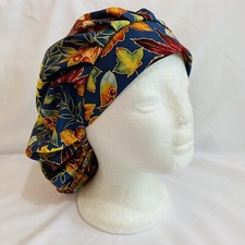 surgical/medical cap, bouffant With Cordlock- Leaves Of Fall Season