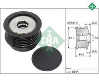 Generatorfreilauf Ina 535035210 FüR Ford Kuga Ii C-Max Ii
