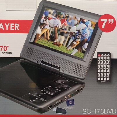 Supersonic SC-178DVD Portable DVD Player (7