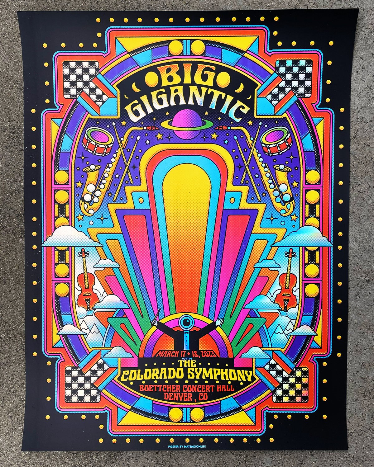 W/ The Colorado Symphony • 18x24 Screen Printed Poster