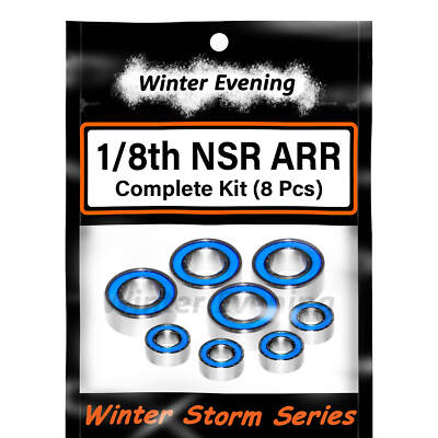 Winter Evening - for Kyosho 1/8th NSR ARR (8 Pcs Rubber Sealed Bearings Kit)