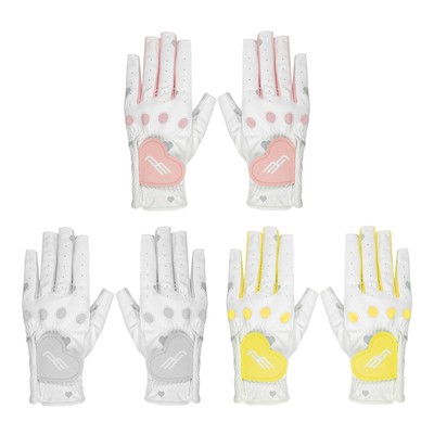 2x Fingerlose -Handschuhe für Damen, schweißabsorbierend, weich