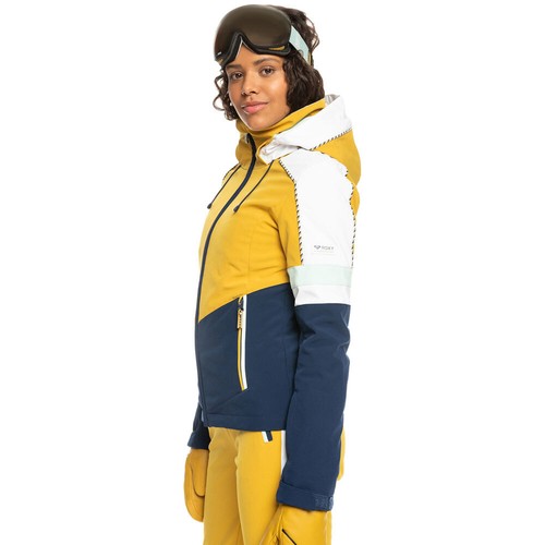 Roxy Peak Chic Softshell Ladies Ski Jacket Snowboard Jacket Snow Jacket  Yellow | eBay