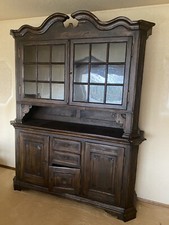 Antike Aufsatzkommode Vitrine Buffet Anrichte Kommode Schrank Nur Abholung!