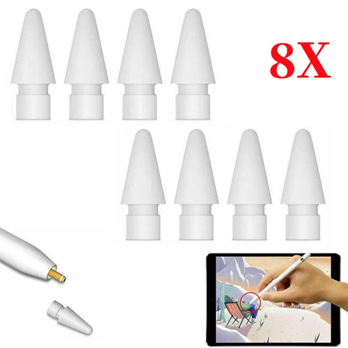 8 Pack Ersatz Tipp für Apple Pencil Nibs für Apple Pencil 1. und 2. Generation