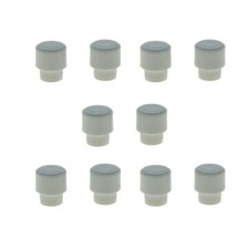 10x White Guitar 3  4 Way Pickup Switch Tip Cap Barrel Switch Knob For USA Tele