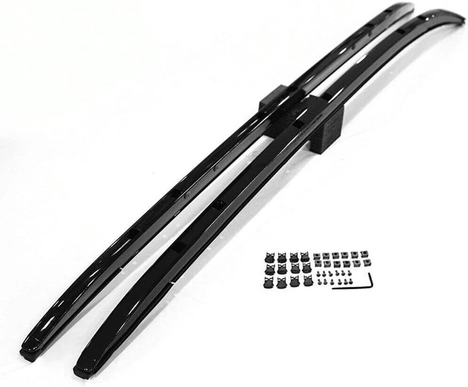 2 piezas de rieles de techo para Mazda CX-9 CX9 2017-2025 portaequipajes negro Foto 2 de 4