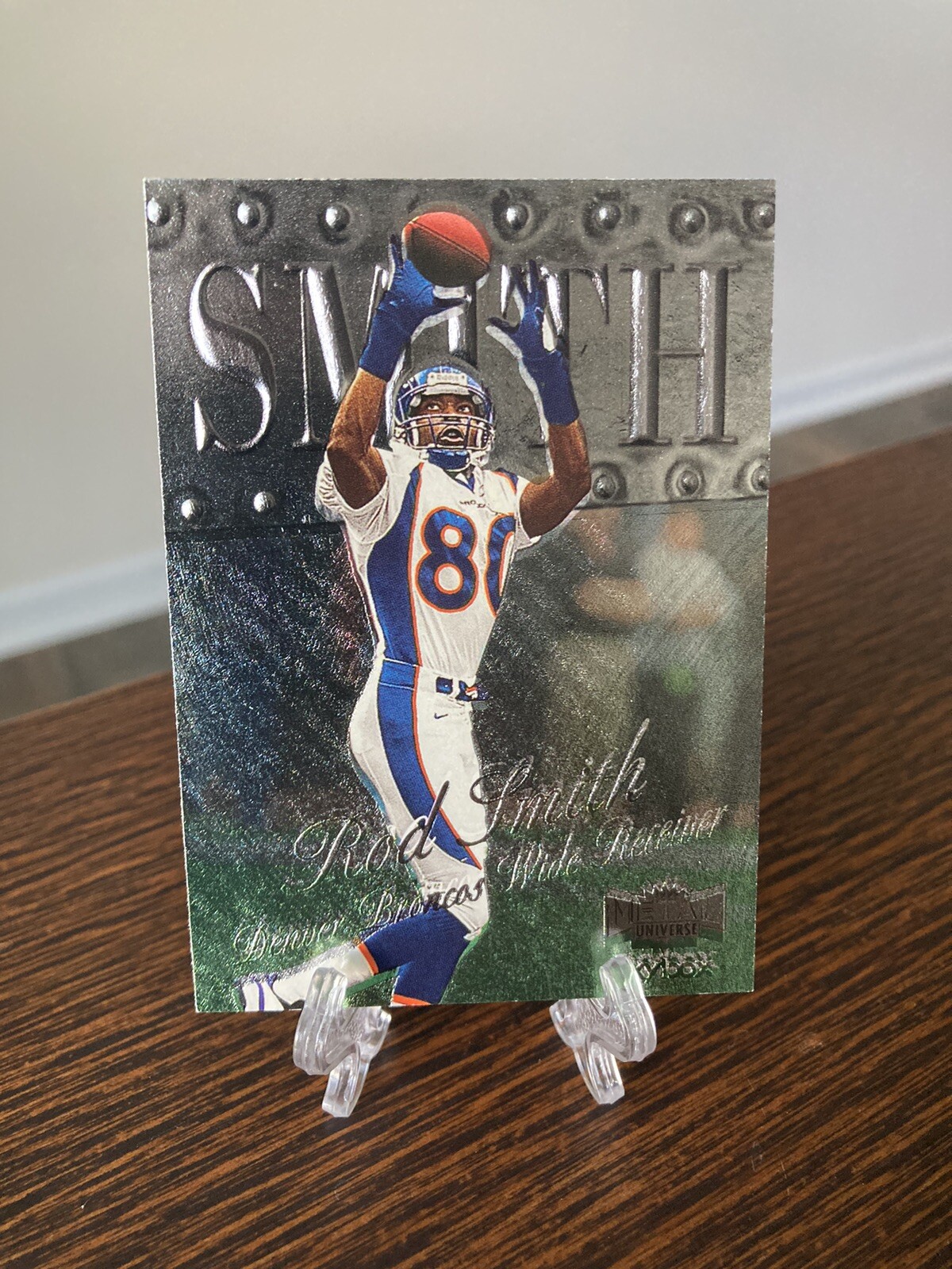 1999 SkyBox Metal Universe #40 Rod Smith Broncos GREAT Legend