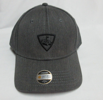 Callaway Top Golf Dark Gray Strap Back Hat NEW Weather Series UPF 30+ FPU 30+