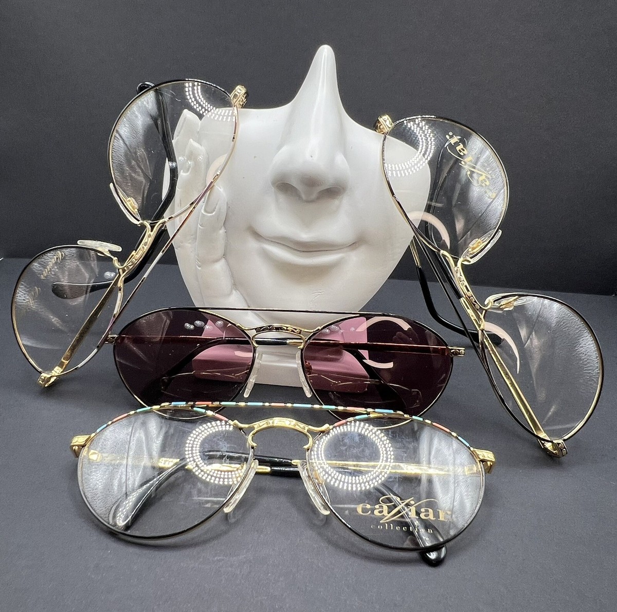 authentic designer sunglasses eyeglasses/frame by caviar  display picture 2
