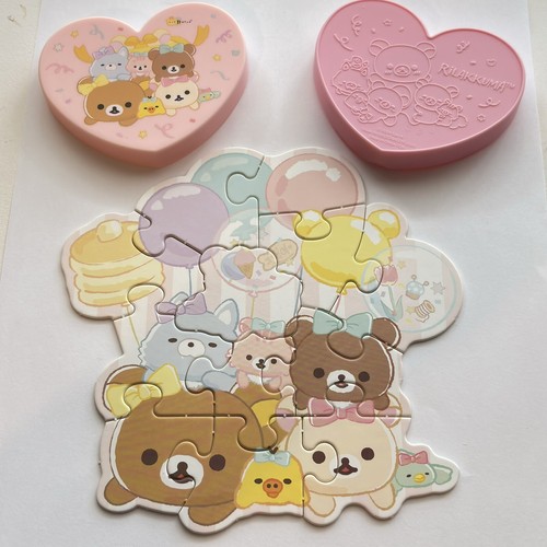 Rilakkuma Puzzle Heart Case McDonald's San-X Pink Korilakkuma 2024 from Japan