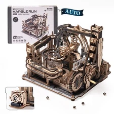 ROKR Electric Marble Run 3D Puzzle Toy Marble LED Spaceport Kid Children Gift