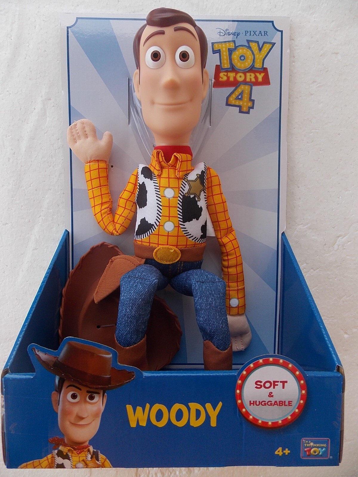 woody toy story 4 thinkway toys 64111 Ragdoll Stoff Figuren Sheriff TS