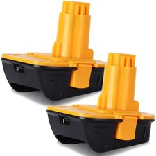 2x 20V MAX to 18V DCA1820 Adapter Converter for Dewalt 20 Volt Li-ion Battery