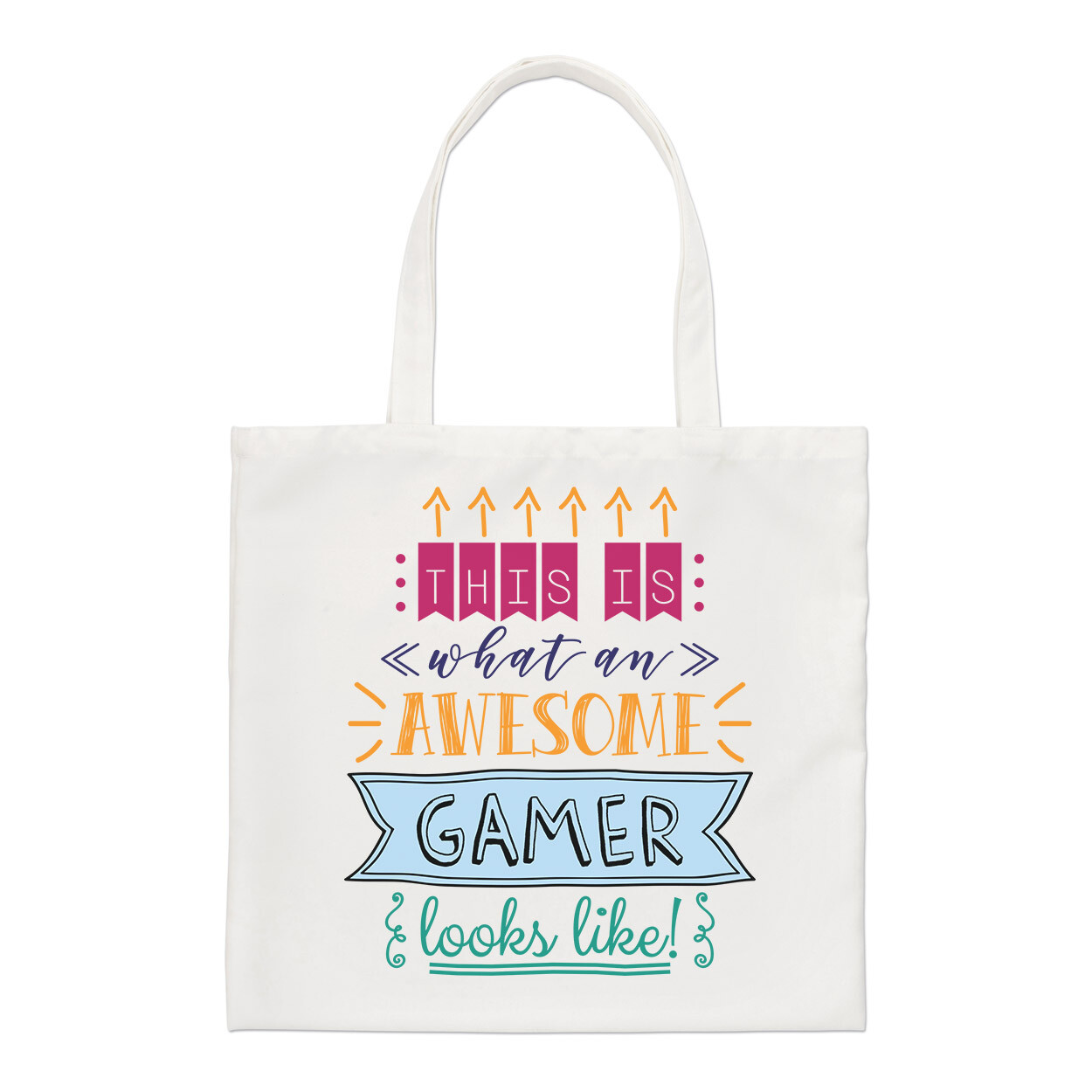 This Is What An Awesome Gamer Looks Like Regular Tote Bag Funny Best Shopper