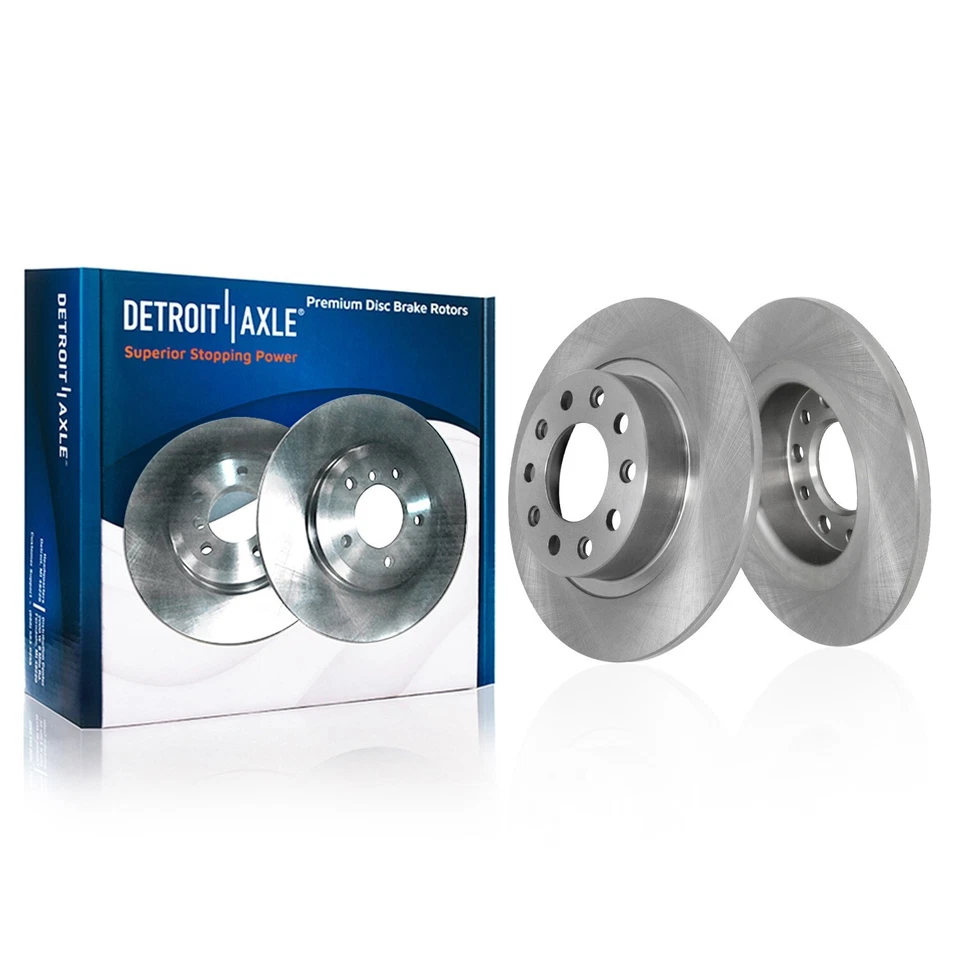 305mm Front and 264mm Rear Brake Rotors Kit for 2013 2014 2015 2016 Dodge Dart - Image 3 of 4