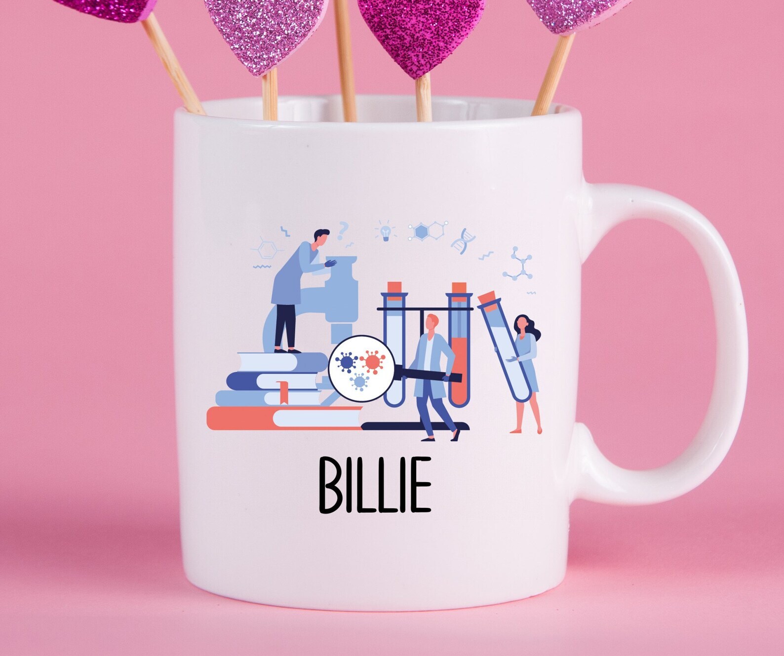 Personalized Microbiologist Mug Microbiologist Gift Best Microbiologist Mug Gift