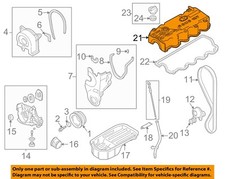 HYUNDAI OEM 00-02 Accent EngineTransaxle Engine Parts-Valve Cover 2241022610