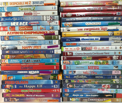 Kid Titles Movies   DVD $4.49 to $6.99 movies: YOU PICK - Shipping $1.99/title