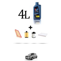 Hoffcar Wartungsset 4 Filter Und 4L ÖL FüR Suzuki Swift IV 1.3 Ddis 55KW Ab 2
