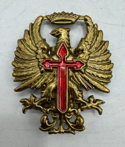 Spanish Fascist Franco Cap Helmet Insignia Civil War Military Tanker Post WW2