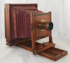 E.  H.T. Anthony 6 1/2 x 8 1/2 Clifton View Camera w/ Brass Lens
