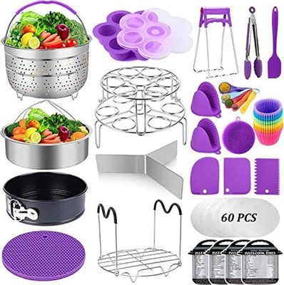 #ad Accessories for Instant Pot 100 PCS Pressure Cooker Accessories Set Compatible $64.99