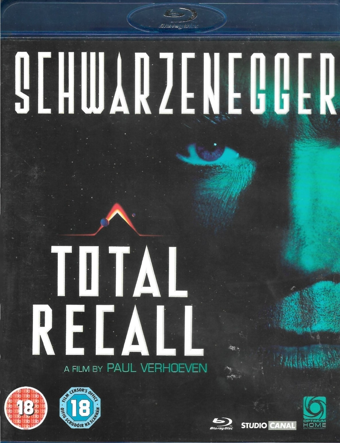 Total Recall Blu Ray Arnold Schwarzenegger Sharon Stone sci-fi