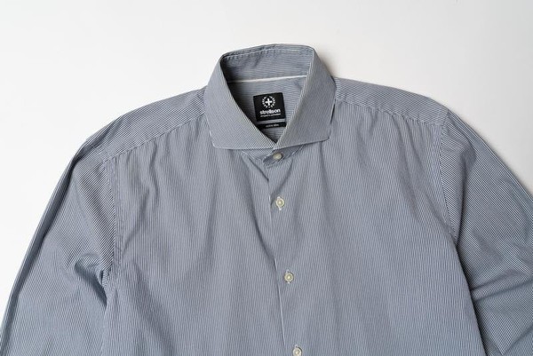 Men Strellson Shirt Navy Cotton 38 / M / 46