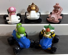 McDonald  s Happy Meal Mario Kart Lot Of 5 Toadette Kong Peach Yoshi Bowser