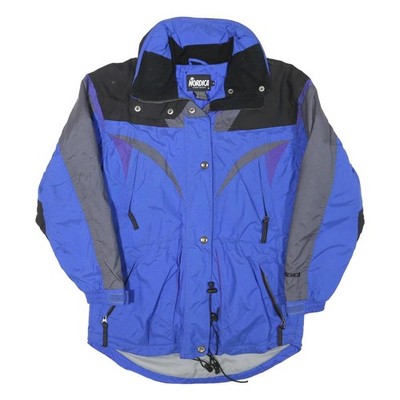 NORDICA スノーボードジャケット マルチカラー NORDICA Womens Blue & Grey Zip Jacket M Polyester Blend Outdoor