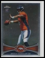 2012 Topps Chrome Brock Osweiler Rookie #210 Denver Broncos