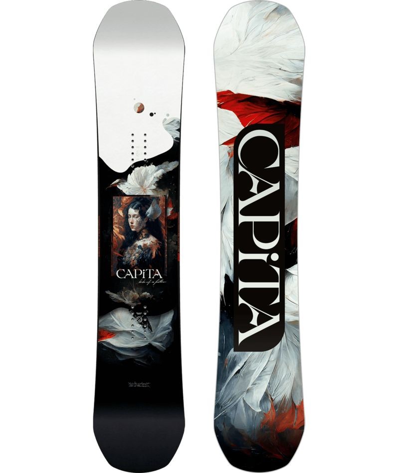 capita all mountain snowboards D.O.A. Snowboard 2026 160 This medium flexing directional twin has a half inch of set back which makes it extremely versatile Capita Outerspace Living Snowboard 2027